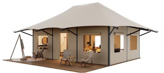 星空下的诗意栖居——文学意象融入户外酒店帐篷场景营造实践